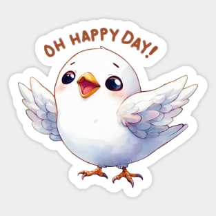 Happy Bird Sticker